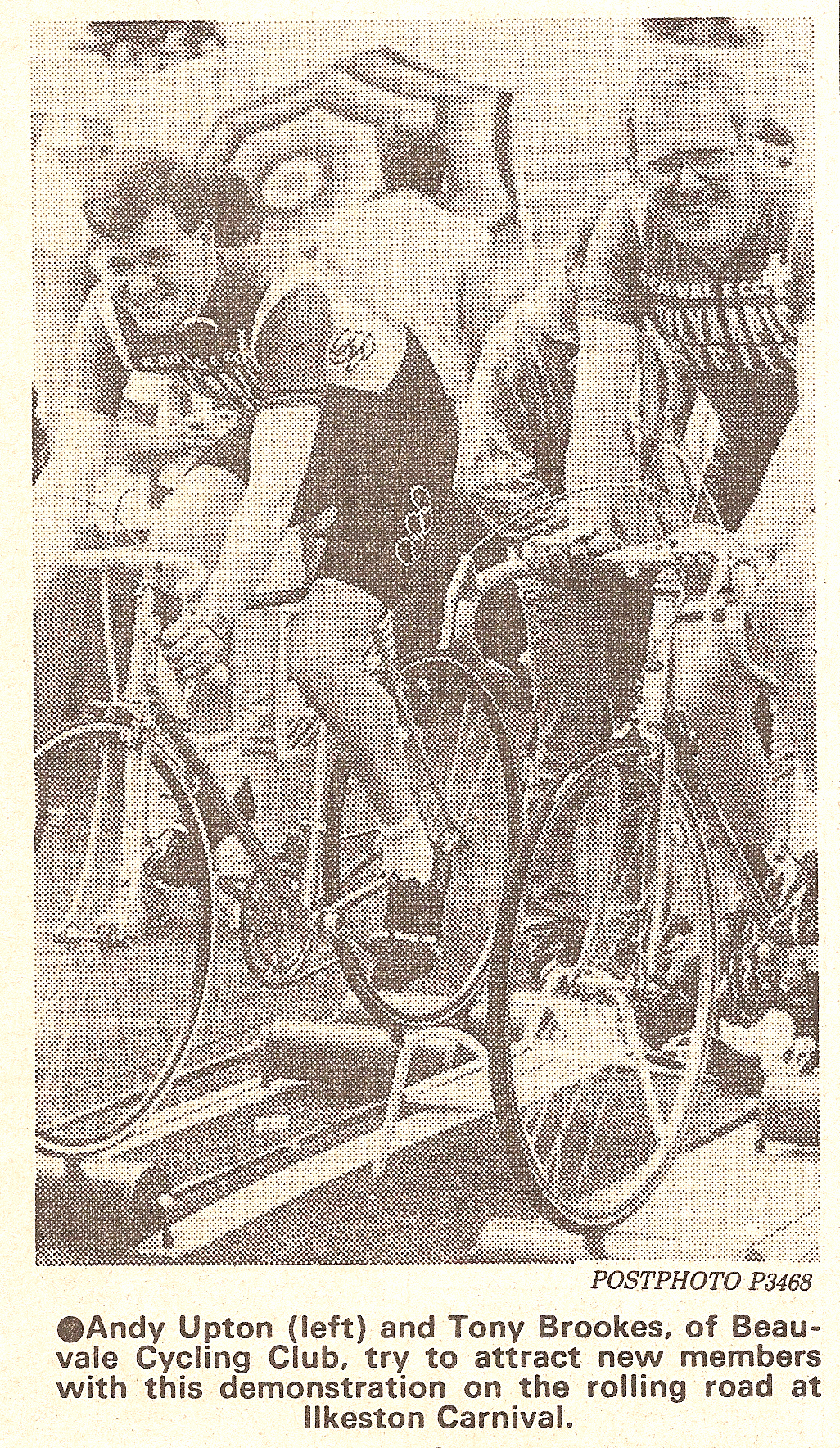 Andrew Upton, BCF Road Race Cyclist. Beauvale C.C., UK